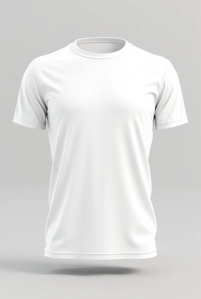 Give me polyester t shirt (front) (no person) (only t shirt)
Color of t shirt: White
Color of t shirt design: Black
