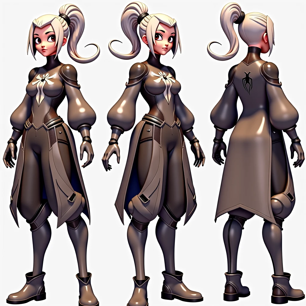 character turnaround sheet:2,three view drawing,full body shot:2,A cute girl