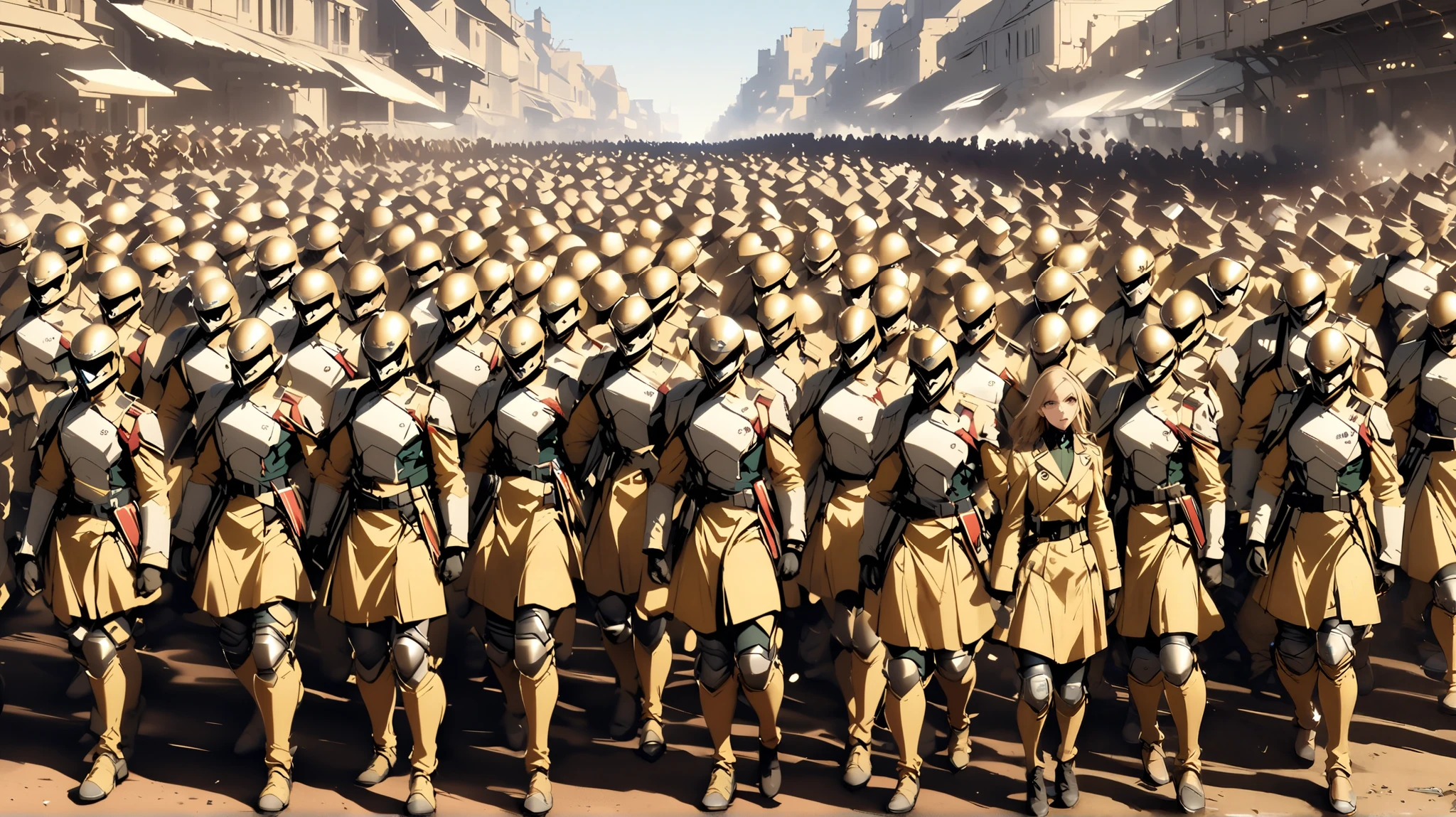 A science-fiction regiment , oc troops with a totally original.