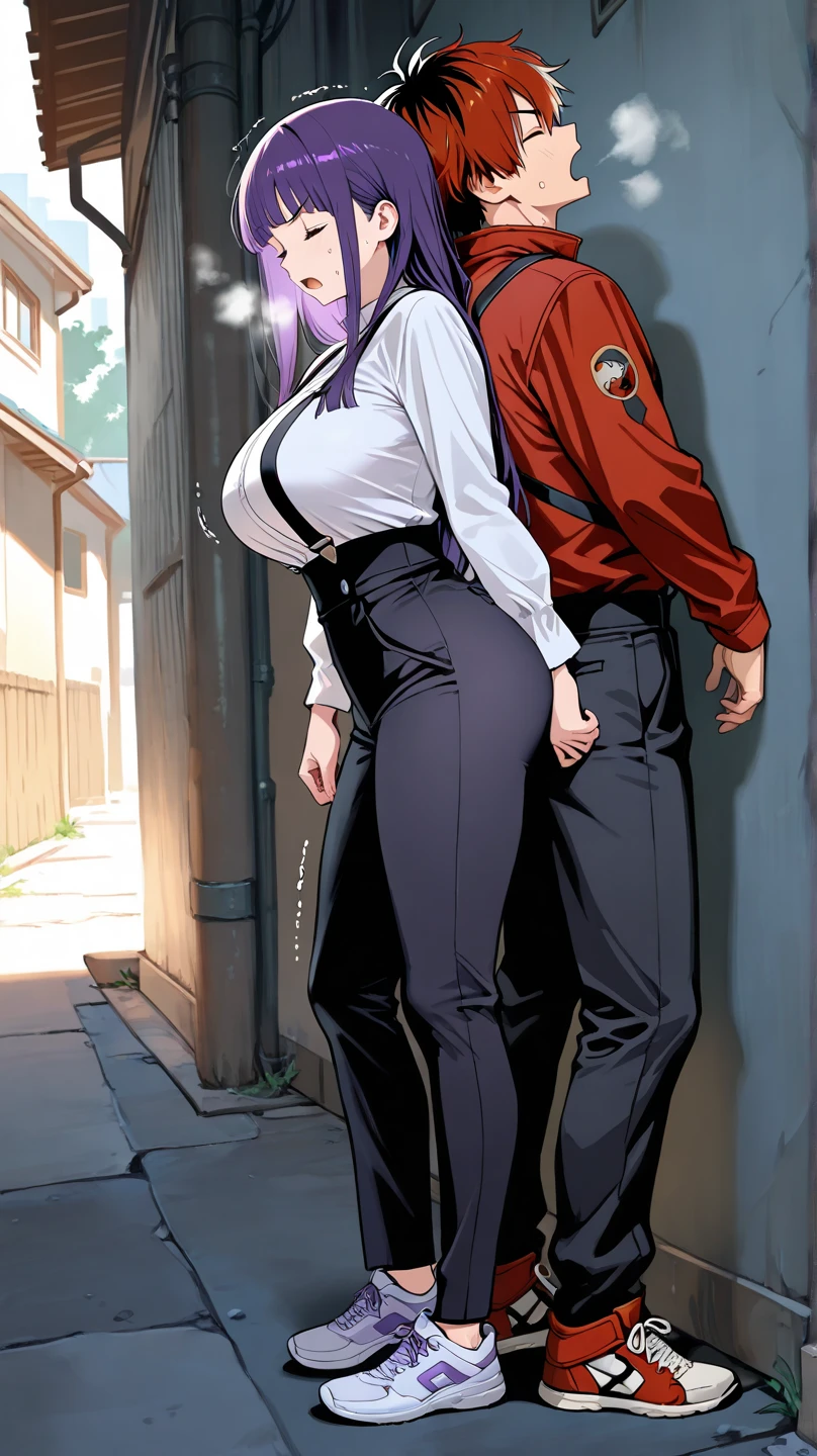 Le personnage Makima de la série animée Chainsaw Man, fragile, obésité morbide, ssbbw, pleine longueur (corps entier 1.1.), fond sombre, obscurité, anatomie correcte 1.1, anatomie correcte de la main, Très féminin, corps gras et rond, grosses Jambes, fesses, beau corps obèse, ventre rond et mou très gras, cheveux roux, Yeux oranges, Cercles rouges pour les écoliers, chemise blanche, jupe noire, cravate noire, pose sexy, réaliste, very détaillé, beau corps, détaillé body, détaillé hands, détaillé, vibrant, détaillé Face, Conception des personnages de Makima. very détaillé, détaillé body, détaillé hands, détaillé Face, Art animé, Hugh Détails, Visage très abattu, détaillé eyes, Illustration ultra fine, Meilleure ombre, détail fin, beautiful détaillé glow, beautiful détaillé, Extraordinairement beau, extremely détaillé, inexpressif, composition épique, Style animé. art animé, Style animé. Jupe noire, chemise blanche, cravatte, pose sexy. Double menton, visage très gras, grosses joues, joues potelées
