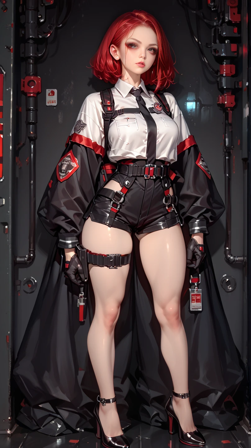 NSFW poster,Dramatic scenes,movie-like scene,Murakami Takashi,Pop Culture Art,tattoo,manga,Female Nsfw Cyborg,long jacket,SM Queen,Mechanical designed tattoo,erotic,sadistic queen,sniper,erotic take a pose,Doujin,hentai,cute,stylish,pussy,Big breasts, pubic hair,Glamour,pop of color,Psychedelic Costume,dynamic angle,movie-like scene,armored,Cyberpunk dystopian girl,Fantastic dystopia,Dystopian landscape,blade runner,ghost in the shell,realistic,Psychedelic and colorful tones,take a pose,Armed,gun,weapons,masterpiece,ultimate details,8K,detailed background