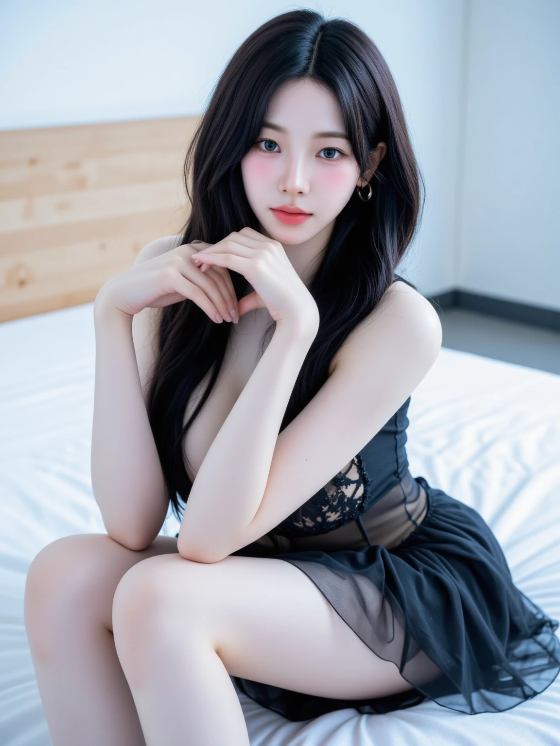 arafed woman in a Purple dress sitting on a bed, 18 years old, 2 , dang my linh, 2 7 years oldold, 2 8 years old, lovely woars old, 2 9 years old, 1 6 yhoto of slim gigine, 2 4 yearsig breasts are really big and the big breasts arzzling