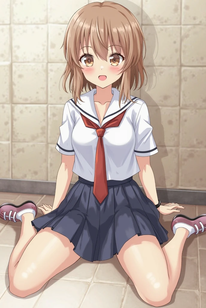 (((Card Captor Sakura))), Short Hair, (Navy blue school swimsuit:1.79), ( female junior high school student:1.47), The swimsuit is in close contact with the skin, (blush patience), ((Slender figure Beautiful Skin)), Highest quality, High resolution, masterpiece,
(Beautiful vagina Beautiful clitoris), (With a 30-year-old mafia man, penis:1.4), Complete limbs, (Mating press:1.1), 1 Beautiful Girl, ((((penisが膣に入る)))), Spread your legs, ((Binding, Restrained by rope:1.1)), Dressed intercourse,
(((Such a cute little face))), The fabric of the swimsuit is thin