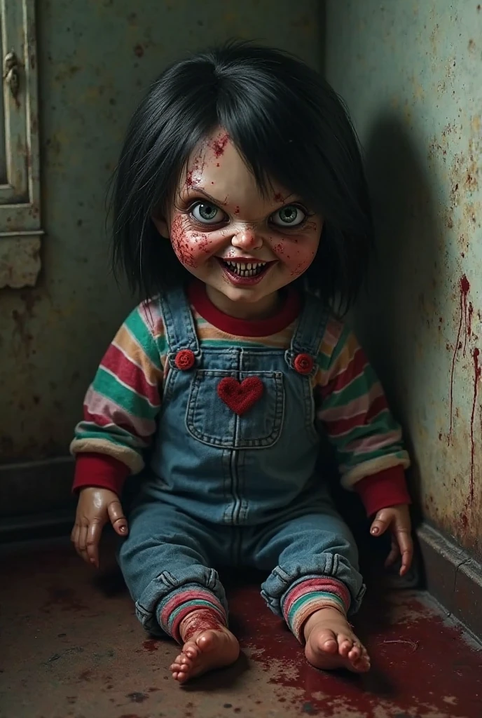 1boy, scarry eyes, bloody, horror (theme), masterpiece, high quality, realistic, detailed, 8k, <lora:Scary_face:0.7>