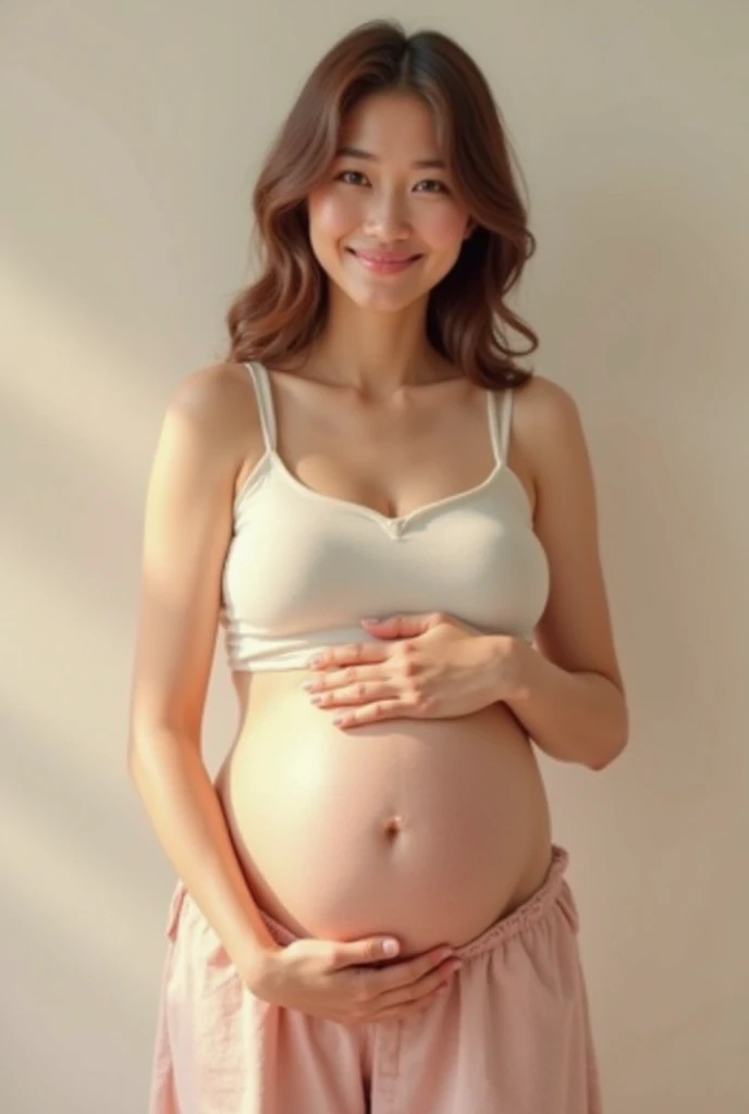 ((Best image quality)、Korean 20 years old, Private Luxury Villa,nfsw, high resolution, Natural and smooth implementation, head and body balance、perfect body beauty:1.4、slim、thin legs、((dark brown hair、very :1.2)), naked, wearing only a swimsuit, very 상세한 얼굴 및 피부 질감、eye for detail、shy smile、with legs spread、variety of swimsuits , lighting areola、Aiming to become a gravure idol、top quality、reality、 exposed groin、cute appearance、angle from below、small ass、K-pop makeup、embarrassed expression、thin waist, White and clear skin, cute belly fat, chubby, Narrow pelvis, slander, private swimming pool , Popular hairstyles for long hair, skinny body type, young body type, Small pelvis, small shoulder, pregnancy, pregnant woman, seed storage