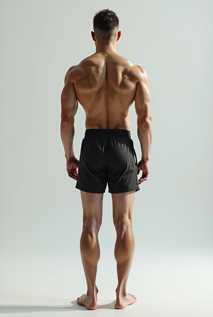 skinny latino male shirtless, little weight gain