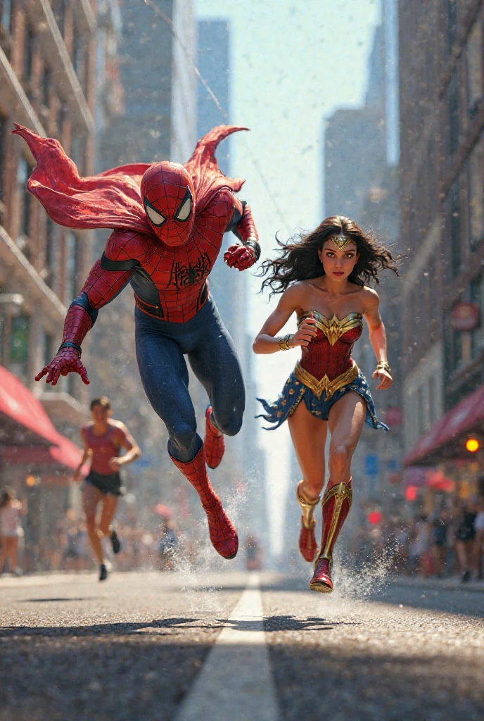 Spider man vs ekektra natchios red