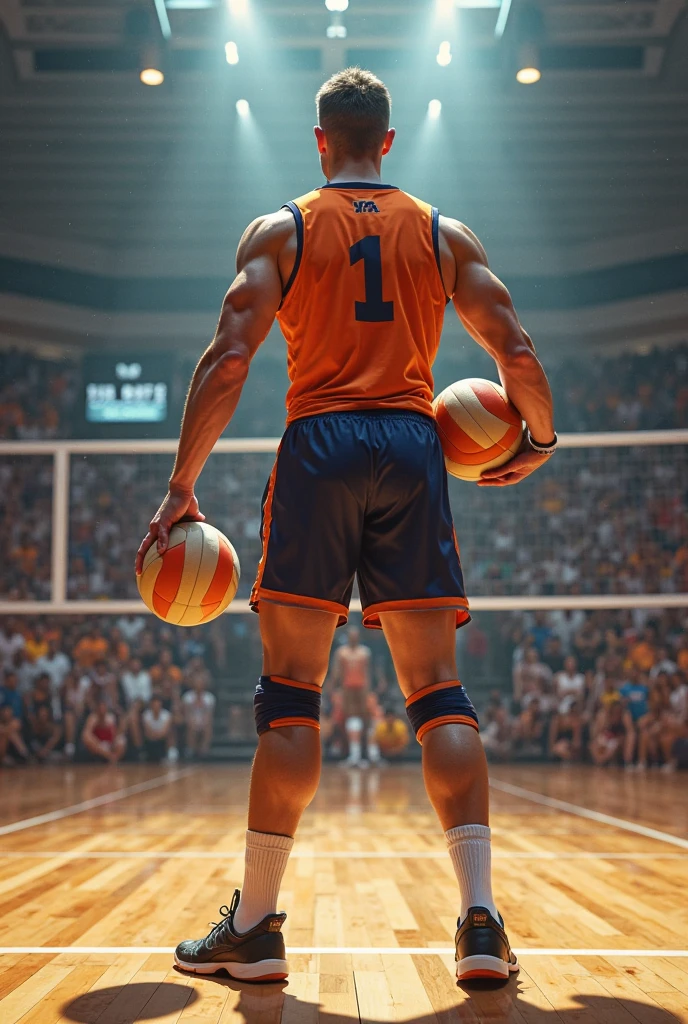 Donald Trump Dunking in short shorts with a big butt