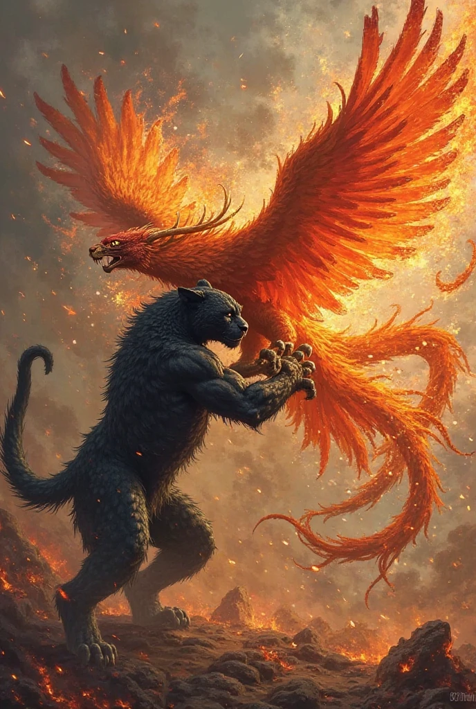 Trompe-l'œil illustration of a demonic winged tiger with dragon scales, glowing red eyes, sharp fangs, and goat horns bursting through a city street, tearing the asphalt to reveal a terrifying hellscape below, its massive fiery claws causing destruction and chaos, buildings are shattered and debris is scattered, people fleeing in fear, depicted from a bird's eye view, the urban setting sharply contrasting with the infernal underworld, photorealistic, 8k, HD, epic composition, Unreal Engine, Cinematic, Color Grading, Ultra-Wide Angle, Depth of Field, beautifully color-coded, intricate details, natural lighting, moody lighting, volumetric lighting, ray tracing, shadows, photorealistic, 8k
