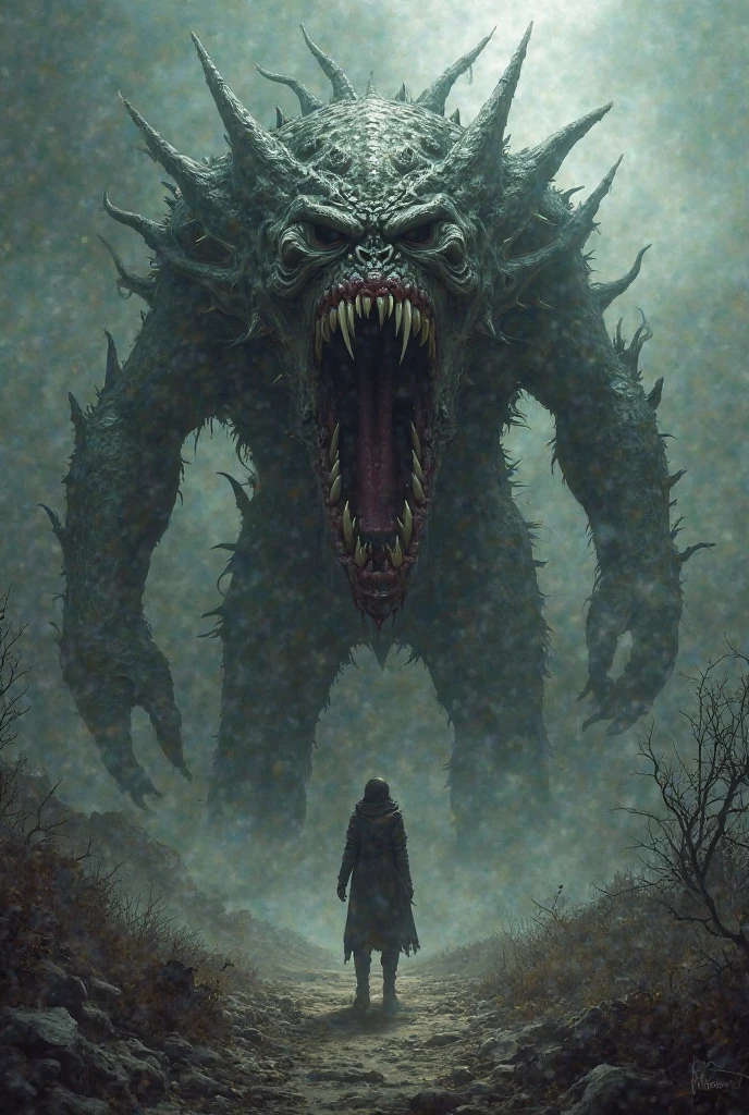 Zdzislaw Beksinski และ ปกอัลบั้ม, ภาพแนวนอน ,Echoes of Fury, monster