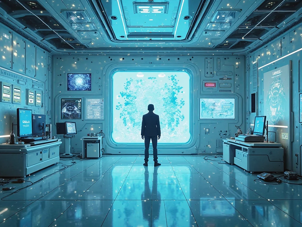 One virtual room, interior computer - SeaArt AI