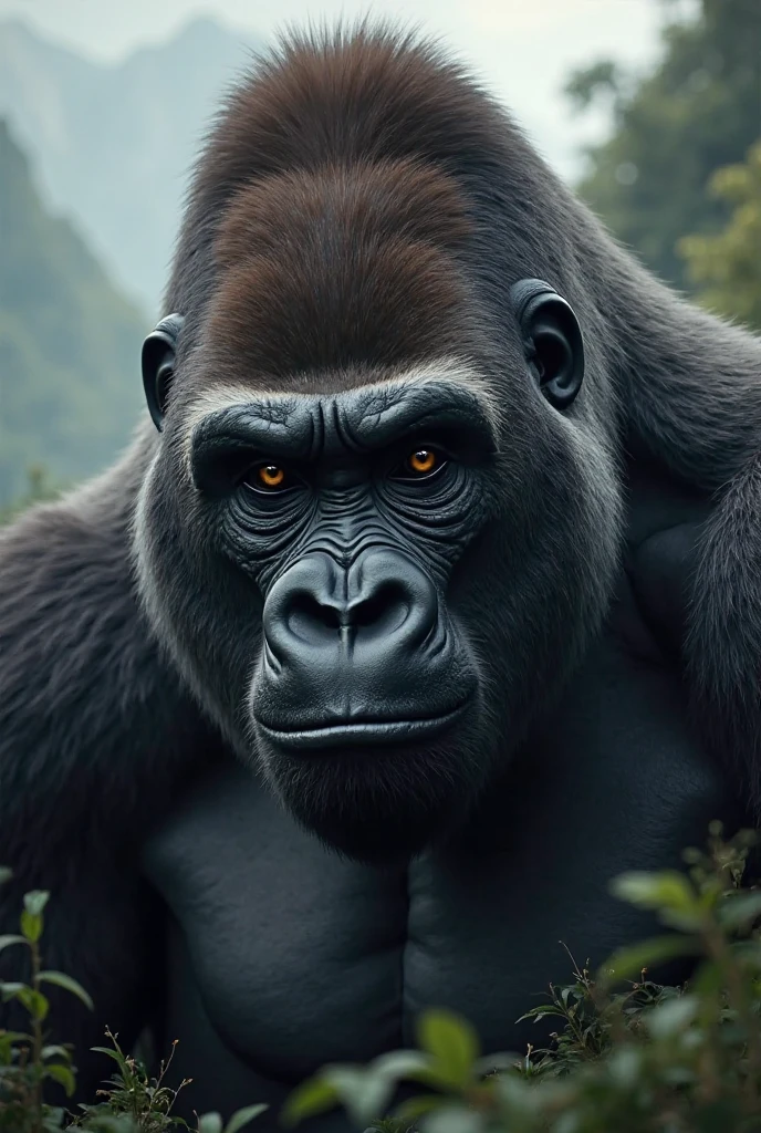 (top-quality:1.33), (masterpiece:1.42), (realisitic:1.24), (detaileds:1.15),
Cute gorilla、big eye、Pixar style、beautiful 3ds max render、Volumetric lighting、globalillumination、Ray traching、Detailed hyperrealism、Manga、