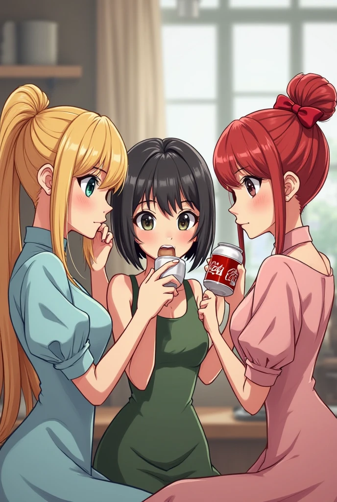 (BENGUS,Edayan,luster berry, falcoon):1.2, (hyper-defined art, anime coloring, best quality, hyper-hdr, 8k uhd, hyper absurdres, (raw sensuality, black woman, black and red ed thick scorpion tail, , sitting in a ice cream parlor, dreadlocks, headphones,impossibly beautiful african-caribbean features, red and brown heterochromia eyes, sitting, licking ice cream, backless, sleeveless dress, thigh lace clogs), (very dark skin, voluptuous, curvy, strong, shortstack, black hair, soft face, small wide nose, firm medium breast, curvy hips, wide hips),hyper aesthetic, hyper-detailed background), Lusterise, ,({Hyper stylistic, sharp gradients, deep highlights, hyper exposure, hyper detailed smooth textures), perfect hands, hyper perfect , perfect eyes, perfect anatomy, perfect physiques, amazing skin, hyper-detailed eyes, hyper-detailed features, salaciously smiling, dynamism, dynamic lighting, dynamic shading, sensual shadowing, sensual atmosphere