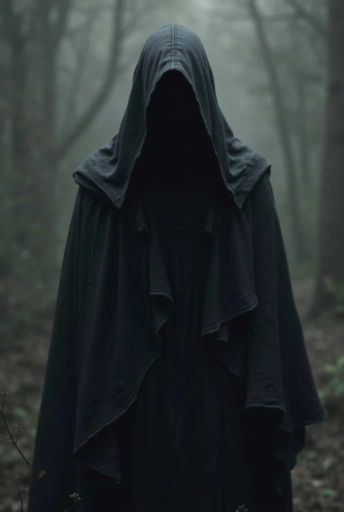 A black ghost nun