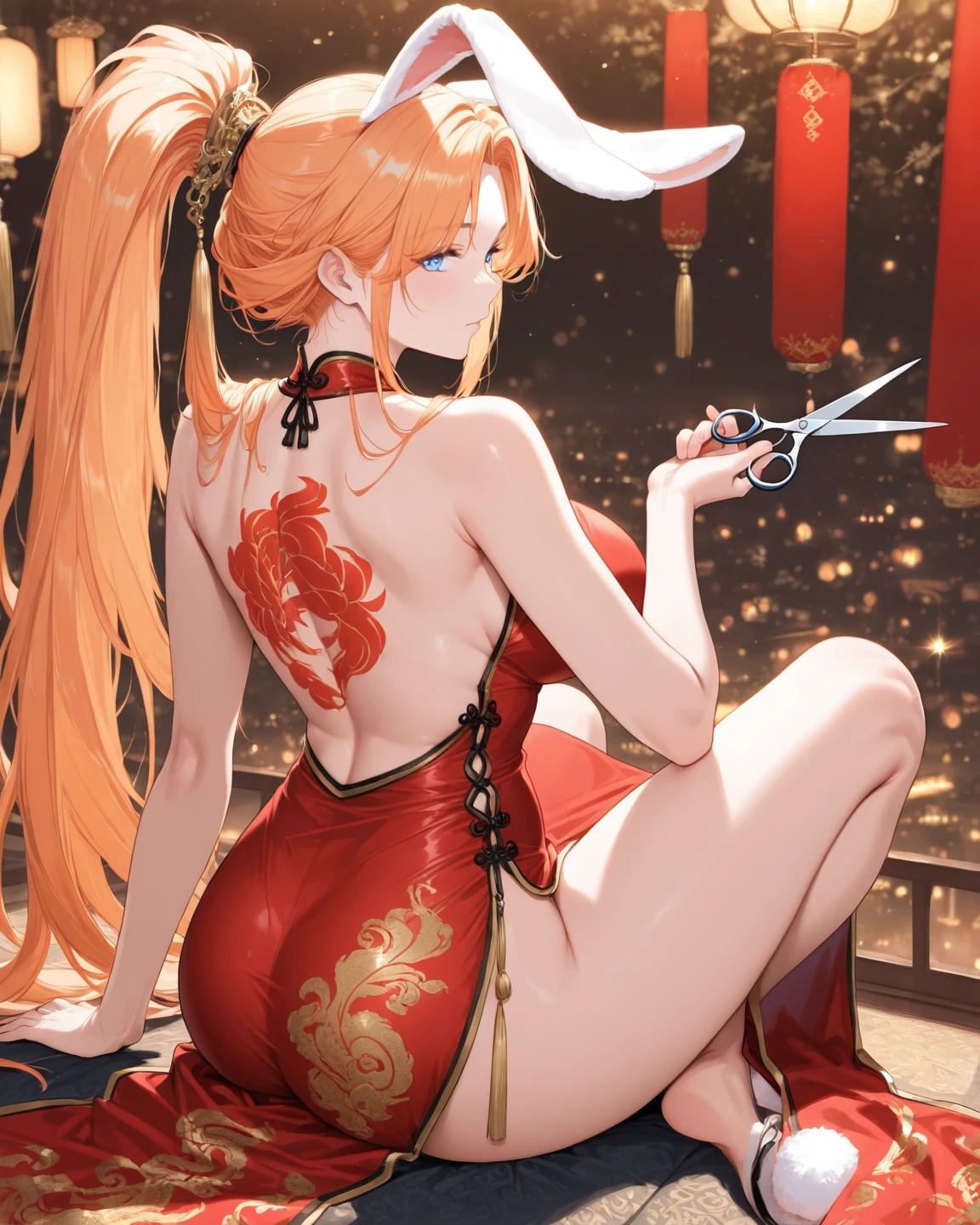 dragon, undergarment, Metamorphosis, masutepiece, Beige underwear, Thin underwear,stand up, girl, Castle in the Sky