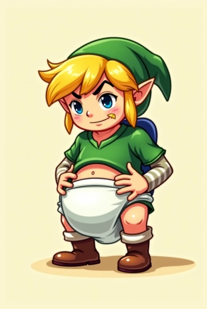 juvenile,Japanese,Thinly-skinned abs,barefoot,Upper body naked,man,Is ejaculating,whole body,Erect penis,Slim body,uniform,Link from the Legend of Zelda,My body is being licked by tentacles,Children's Link