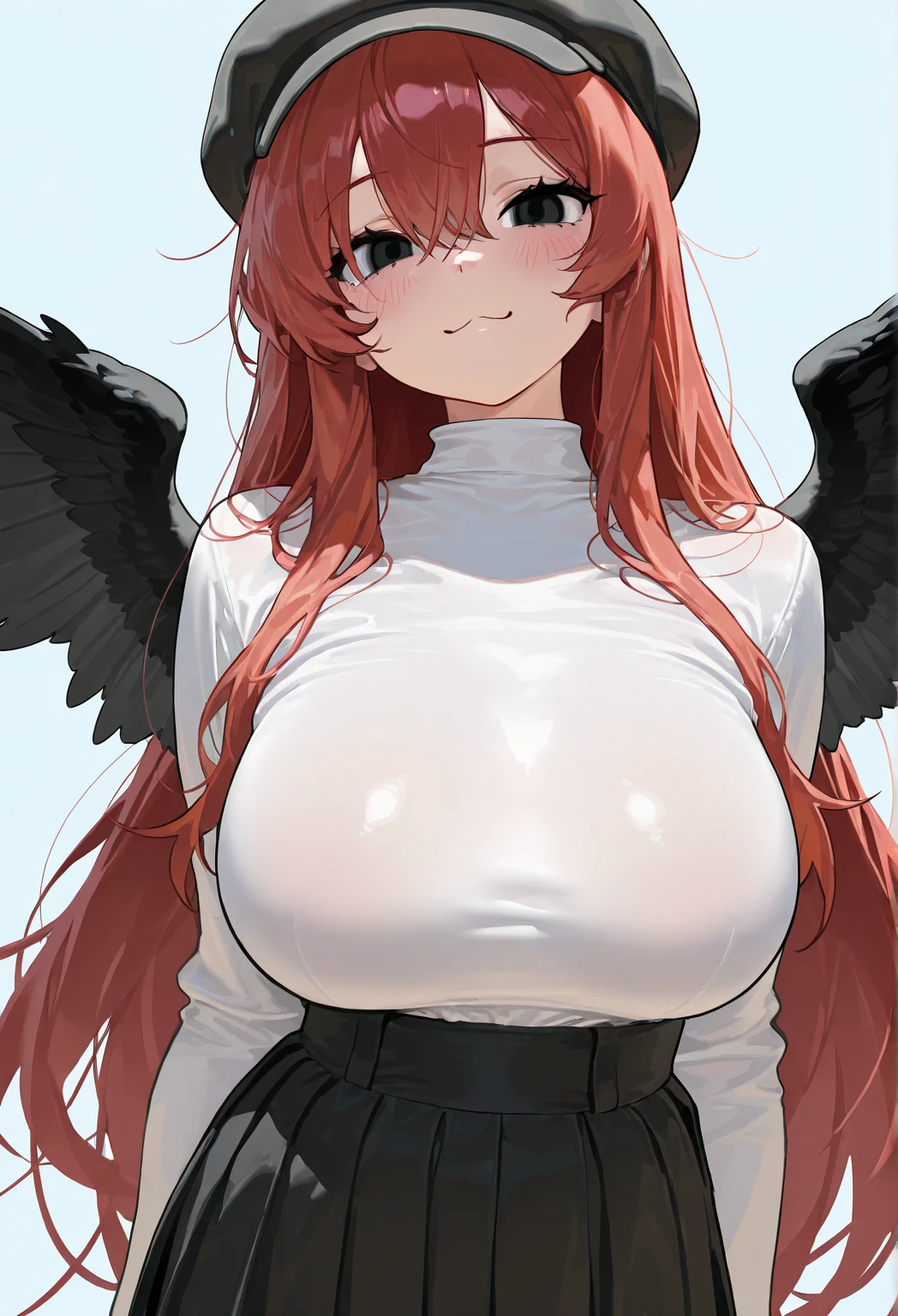 massive angel wings, feathery wings 
