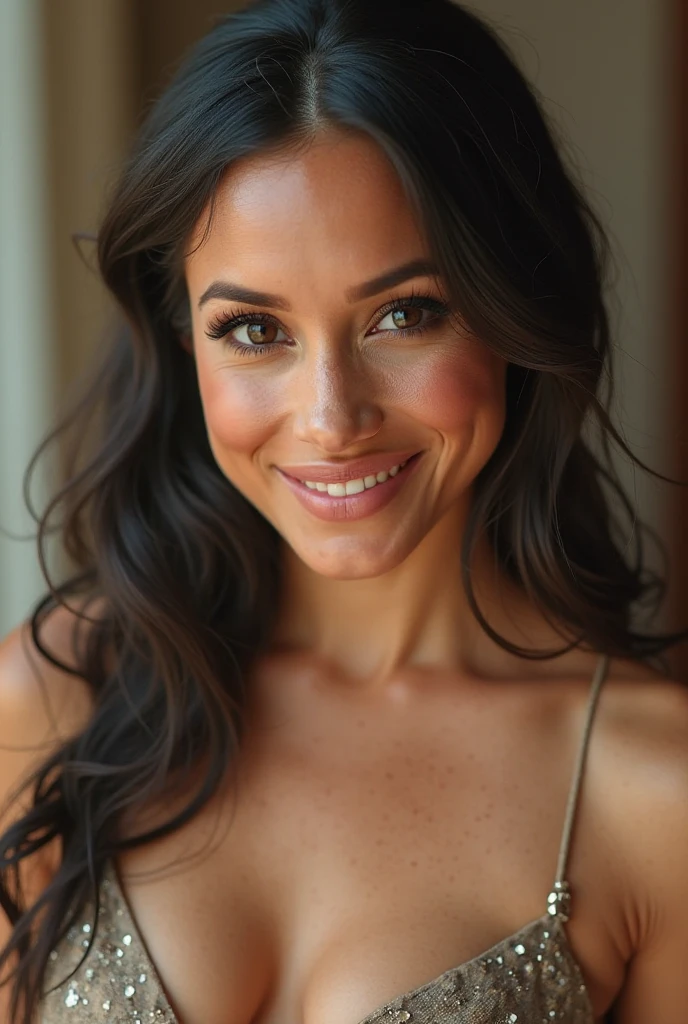 a beautiful 38 year old brunette woman,standing outside a school,detailed face,straight hair,no makeup,(best quality,4k,8k,highres,masterpiece:1.2),ultra-detailed,(realistic,photorealistic,photo-realistic:1.37),natural light,wearing tiny thong and a tight polo