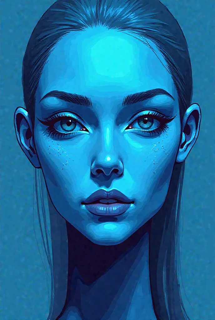 whimsical,silly,oil painting,1girl, woman, muted indigo skin, Yangmei creature,insect wings, see-through gossamer, =v=, bombshell hair, vivid sea green hair with peach highlights, Shag Cut, slim figure, narrow waist, tight ass, small breasts, caucasian<lora:EnvyStylizedXL02:2>