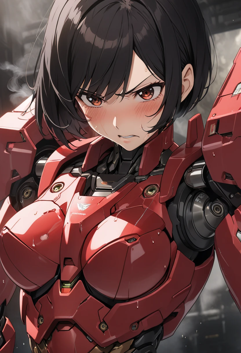 Fubuki, una mujer ???? y atractiva inspirada en Iron Man con un brillante robot de Iron Man. Se viste con sensualidad y confianza, interpretando perfectamente la fuerza y el carisma de Iron Man.