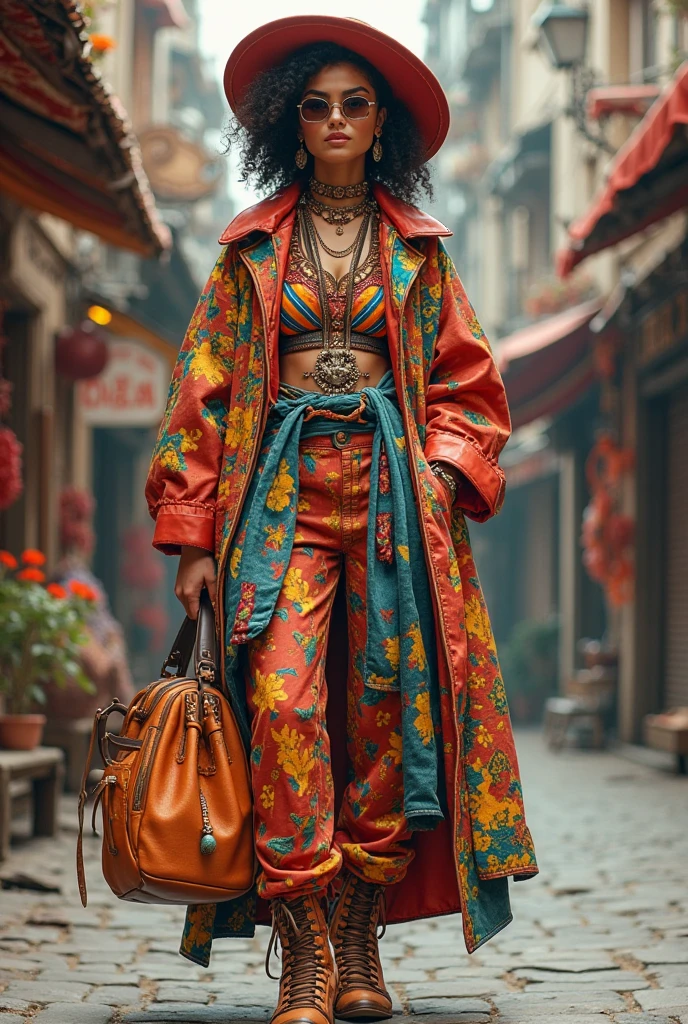 I want it to be very colorful and to go with accessories