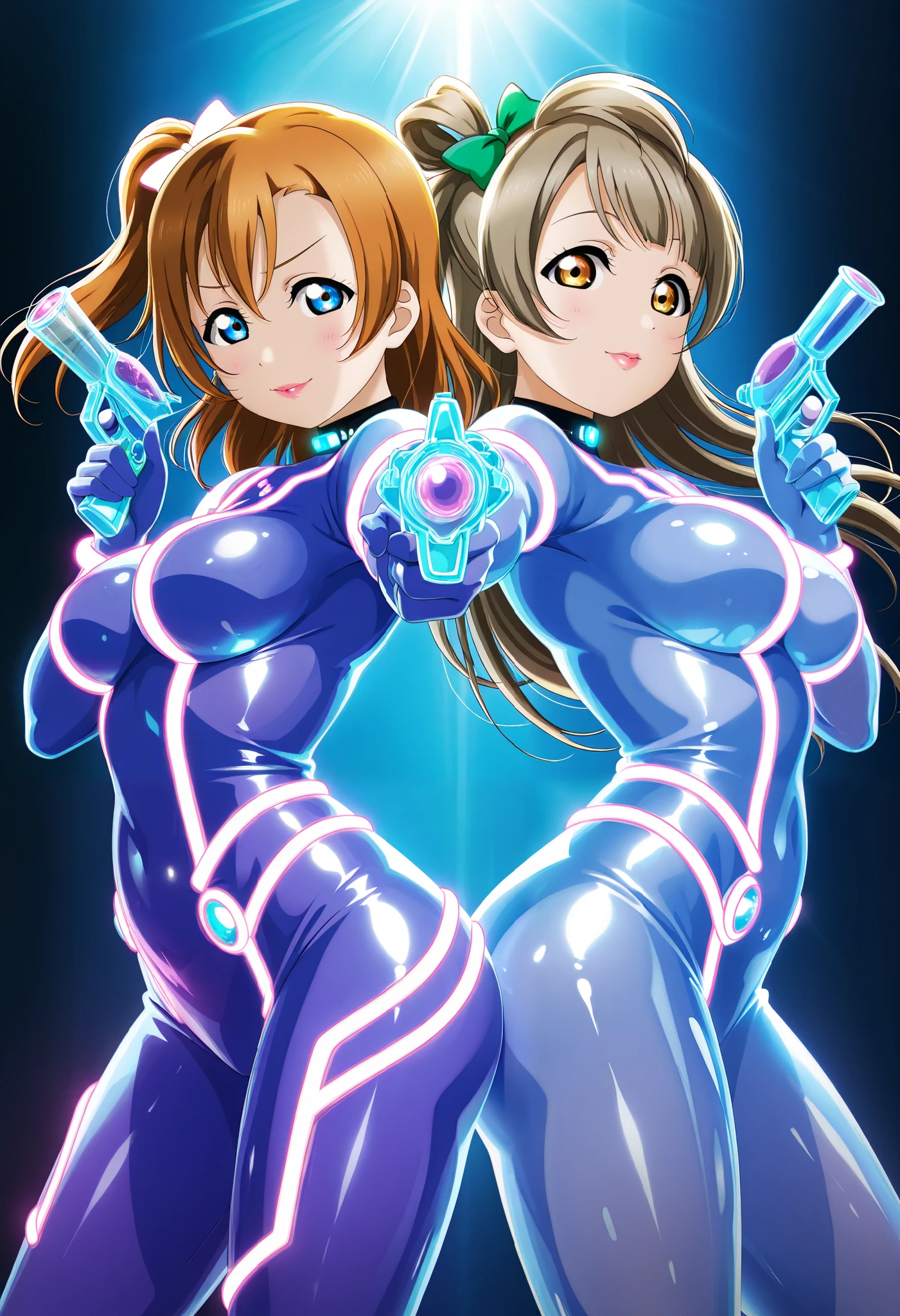 2Female Fighters、Japanese girl、Close-up of a girl in a blue leotard、Blue glossy leotard、Black fishnet stockings、Blue shiny boots、Saiyan Girl, wonderful, Nano Girl, Female body type, Inspired by Hiromu Arakawa, Anime Manga Robot!! Anime Girls, Fubuki, Full Body Suit, by Hiromu Arakawa、wonderful, silk, Beautiful and attractive anime teen, Anime Girls of the future, tears,Drooling,Pee,Sweat,Tongue out,incontinence,Peeing、Estrus、Eyes wide open,Estrus,Blushing,Nipples are erect,Face is hot、Lust、incontinence、Armpit Hair、pubic hair、Nipples are erect、My crotch is wet