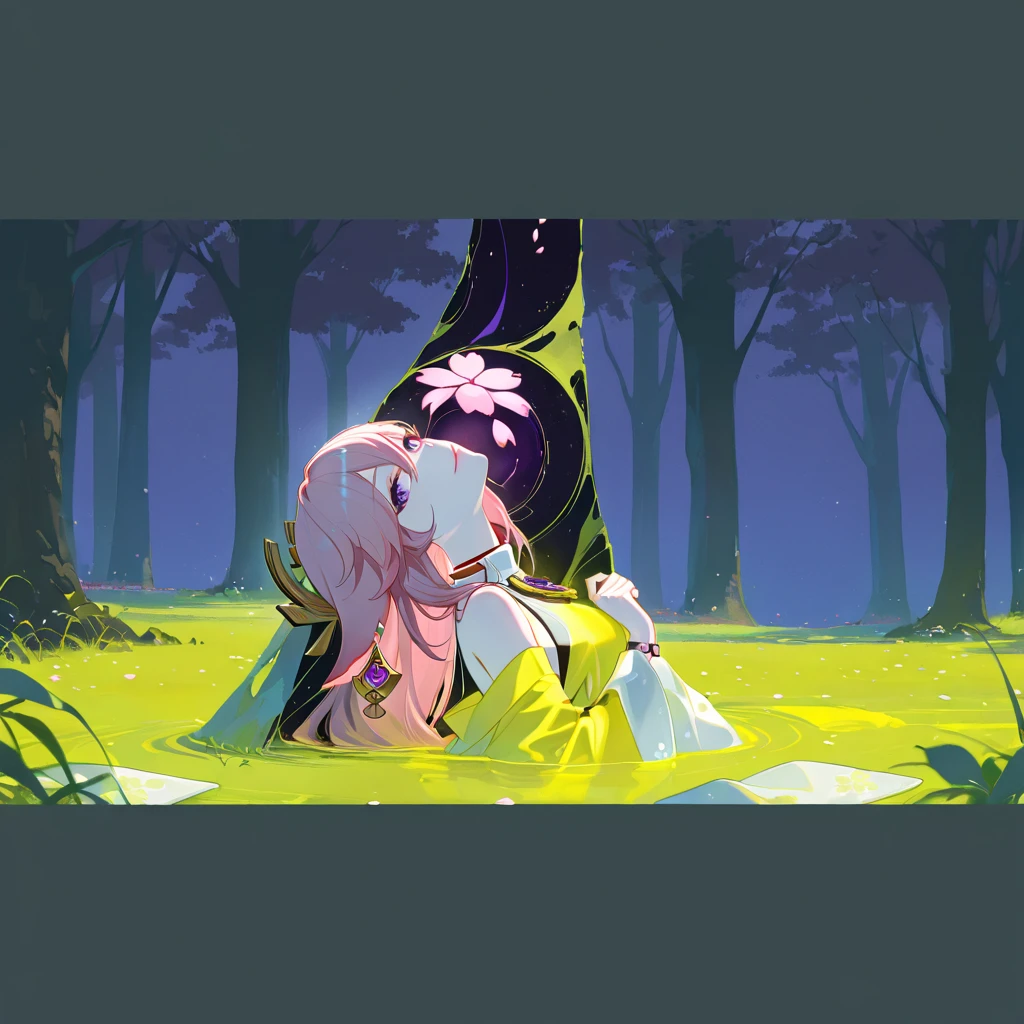 masterpiece, highres, photorealistic, real, best quality, 8k, best quality, realistic, ultra-detailed, perfect lighting, cinematic lighting, female, mature, 1girl, solo, bikini, pink hair, 2 red horns on head, cute, beautiful, (huge chest, wild girl, (perfect body: 1,5), (camel toe: 2), barefoot,