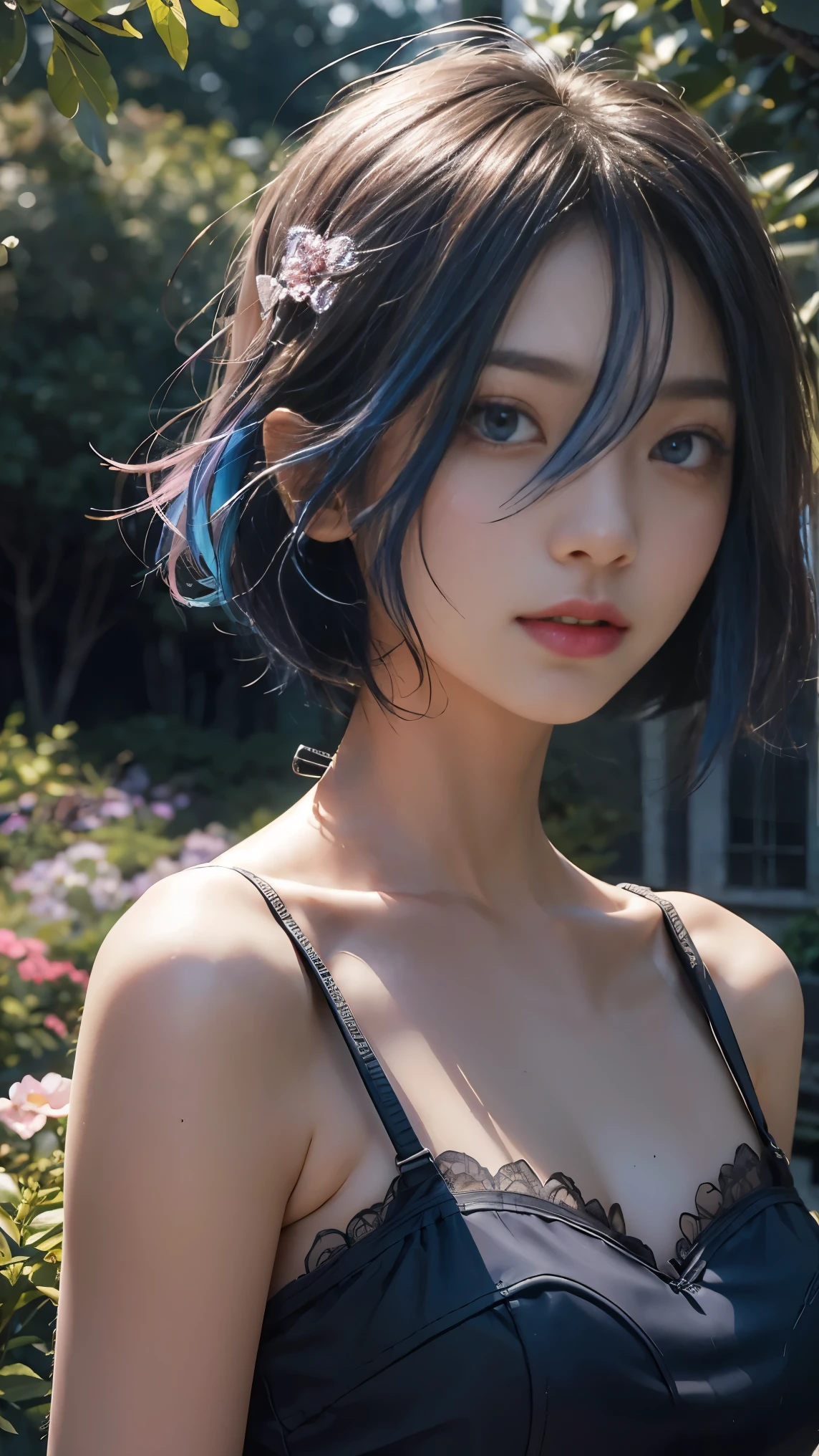 (Browsing Caution:1,4),Mix 4, (8k, RAWphotograph, Highest quality, Tabletop: 1.45), (Realistic, Realistic: 1.37),illumination, night, プロのillumination, photographn mapping, Radio City, Physically Based Rendering, Gradient Brunette, 高品質のphotograph, High resolution, 1080P, (Detailed facial depiction), (Detailed description of the hand), (Delicate CG), Extreme light and shadow, Rich details, (Detailed facial features), (Highest quality), Look in front of you, Highly detailed face, Highly detailed lips,  超High resolution, (Faithfulness: 1.4), photograph, 1 girl, [(sad)],  , Thin limbs, movie, Cool pose, I Cup, Highest qualityな完璧なボディ, photographのような, (1 girl: 1.3), Perfect balance, (Huge, Perfect breasts, Areola),(Realistic, Photorealistic:1.37),One Girl, Cowboy Shot,Professional Lighting, Photon Mapping, Radio City, RAWphotograph、(Photorealistic:1.4)、Octane Rendering、Complex 3D rendering with ultra-detail, Studio Soft Light, Rim Light, Vivid details, Super Detail, Realistic skin texture, Detailed aspect, Beautiful details in the eyes, Highly detailed CG Unity 16k wallpaper, compensate, (Detailed Background:1.2),Highest quality, 超A high resolution, Tabletop, One Girl, One girl,alone, Upper Body,View Viewer, White Background, Bobcut, short hair, Multicolored Hair, compensate , Lips parted, Black Lips, eyeliner, Gothic, Goth Girl,((全身全naked)),(((nsfw))),((naked)),((Pixie Cut:1.2)),((Multicolored Hairの色:1.2))