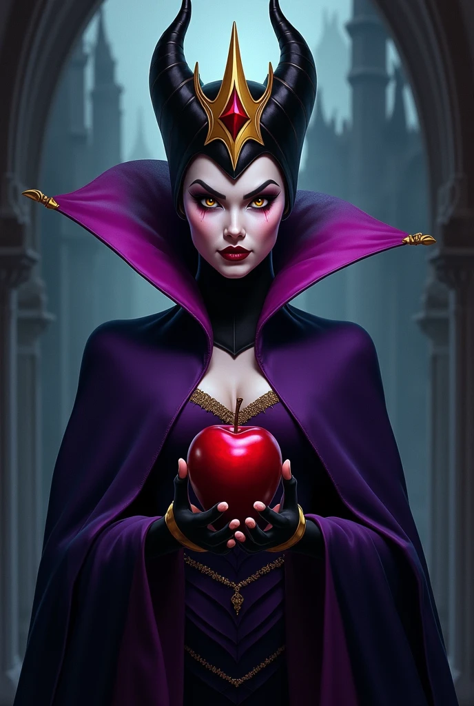 Vicious Queen,Holding the red poisoned apple