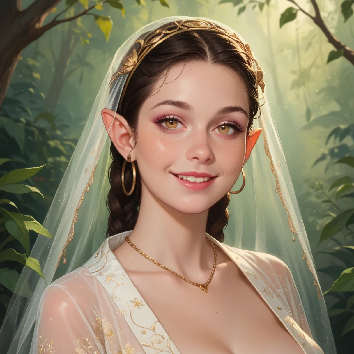 Full body portrait photography, 1.8f, masterpiece, high quality, highres, young skinny Victorian goblin 1girl with (wide face) and (large eyes:1.4) smiling, spider webs, handsome features, full body, ribs, small breasts, dark eye shadow, sheer cloth, translucent cloth, Victorian gothic, disturbing, very (dark background), (dark), scary, horror, cold dark forest, large pointed ears, goblin ears, pointed ears, detailed face and eyes, young woman, bony, hungry, thin, (solo focus:1.2), pale skin, back ground by alphonse mucha,
by Jeremy Lipking, (by Alphonse Mucha:0.5), beautiful adult Victorian woman with hands folded in her lap, sitting in chair, three quarters rule, 1.8f, masterpiece, high quality, highres, dark, scary, horror, detailed face and eyes, (solo focus:1.2), dark eyes, (shy smile:1.3), averted eyes, (bare shoulders:1.6), jeweled necklace, bokeh, (hair strands;1.2), (loose hairs:1.3), (sheer cloth)