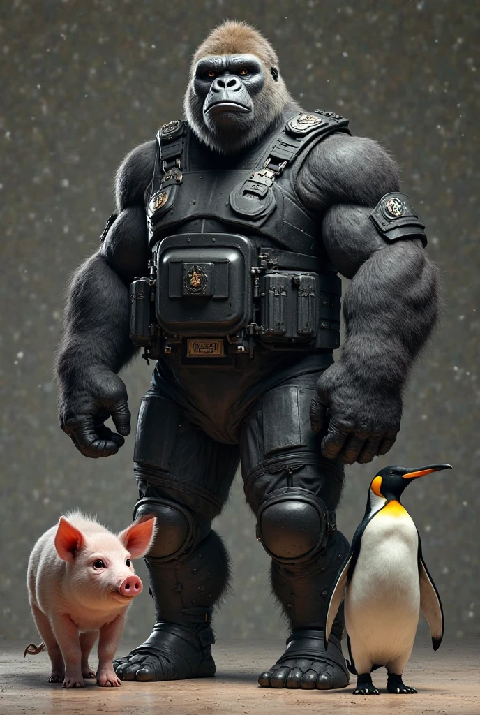 Closeup of a muscular male gorilla sucking a penis, performing oral sex on a male gorilla with his mouth, wearing military uniform, with his shirt unbuttoned showing his denuded torso, With semen on the face, well detailed body, ultra detailed, sweaty, NSFW