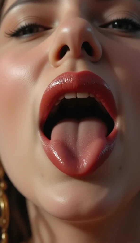 masterpiece, Highest quality, (nude, Completely naked:1.5), (Face close-up, Sticking out a long tongue, Ahegao:1.5), beautiful girl, happiness, smile, Beautiful and detailed, Narrow eyes, Dark Eyes, amount, Thin eyebrows, Eyelash extensions, (blonde, Wavy bristles, Long Hair:1.3), Gal Makeup, (Shiny dark nipples:1.3), (Small Tits, Cow-like nipples:1.3), (Sweating profusely, Drooling:1.3), (Good posture:1.3)