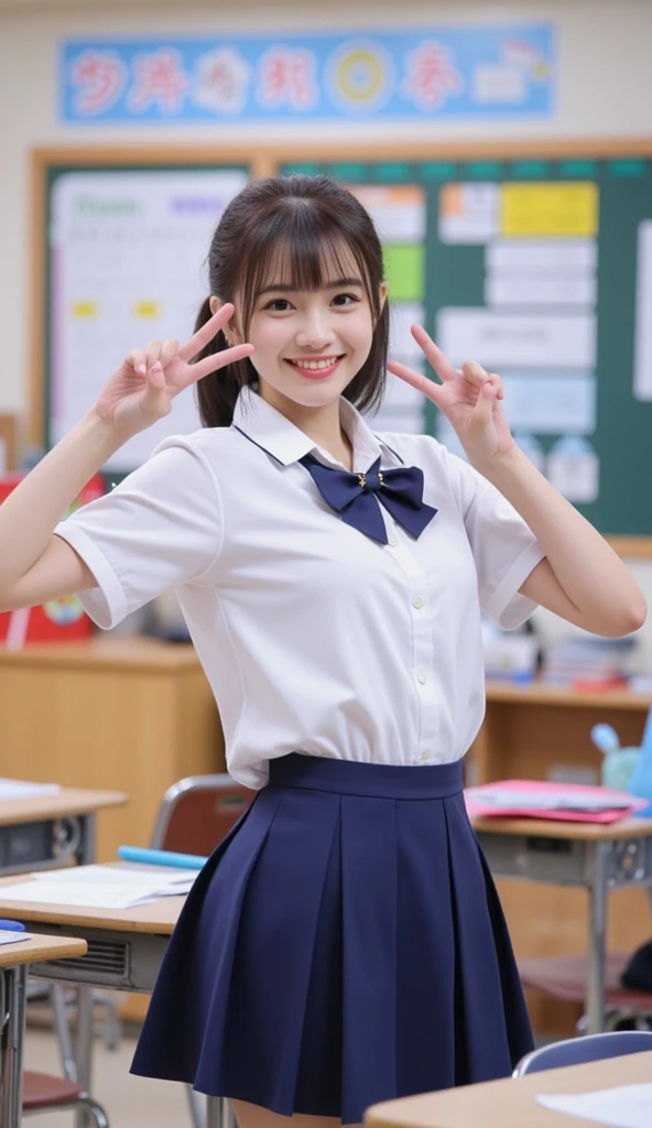 (8k、RAW photo、highest quality、masterpiece:1.5)、(realistic、Photoreal:1.5)、super detailed、超A high resolution、cinematic lighting、Racecourse、on the lawn、(((Nogizaka46をモチーフにした衣装を着た美女)))、(have a microphone、((26 year old Japanese woman)))、(((Wearing a cute red Nogizaka style idol uniform costume)))、、one piece costume、cute smile、dynamic angle、dynamic lighting、big breasts、full body shot、silver hair、I have a horse's tail growing out of my butt.、horse ears are growing、idol face、Nogizaka46、have a microphone、big breasts、huge breasts、idol pose、chest is hidden