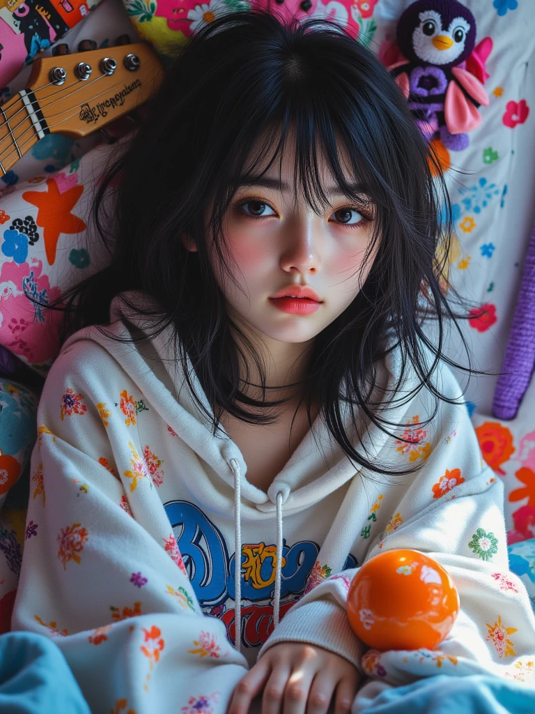 A sleepy kitten in a yellow ois hat with a pair of frog eyes,BREAK curled up on a cushion,its paws tucked under its chin,
best quality,highres,masterpiece,
<lora:add_detail:0.8>,<lora:green_ois_hat:1>,