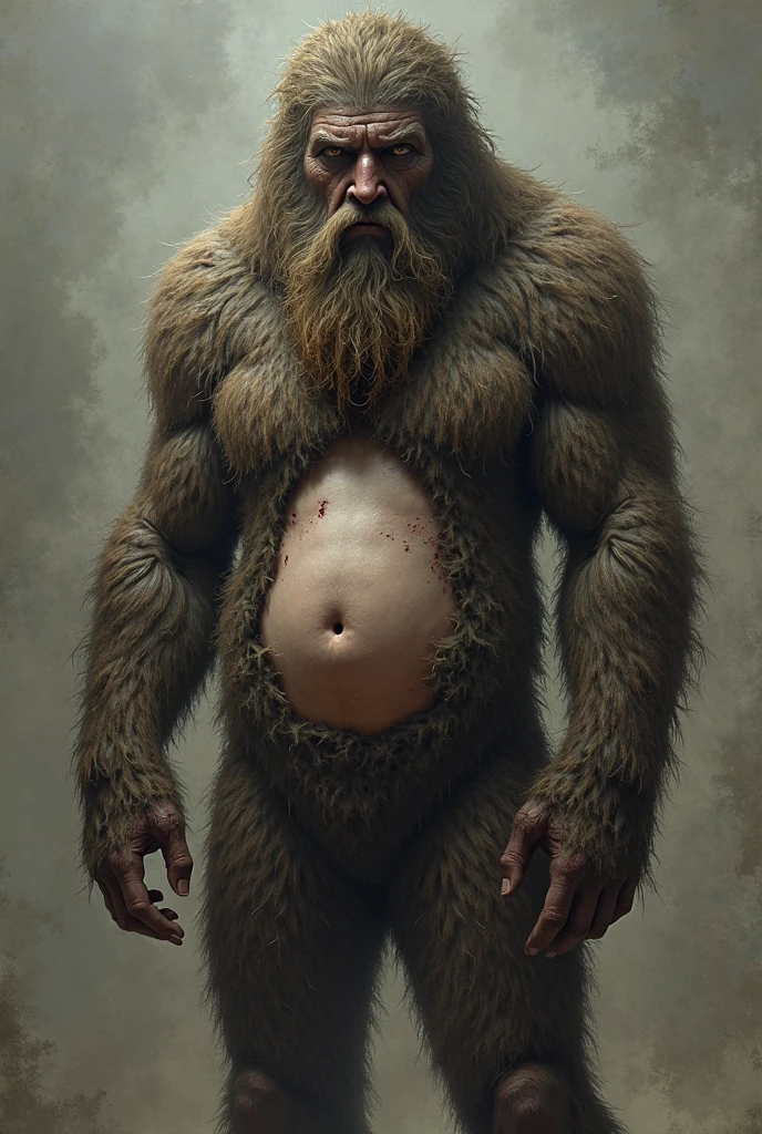 Naked hairy man naked