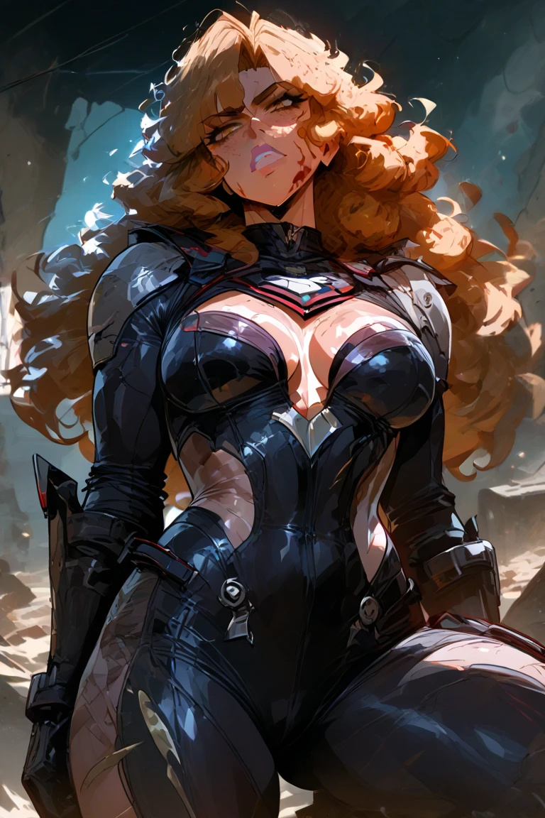 ((highest quality)), ((masterpiece)), (be familiar with), (High definition), 8K, Perfect Face、2Women、Two blonde women with cat ears、((Being caught in an explosion:1.3))、(They're both blown away:1.4)、tall、2 Blonde cat ears、2. Long Hair、2. Volumetric hair style、big breasts、Narrow waist、Big Ass、glamorous、Alluring、protector、Armor、combat suit、combat boots、Armament、Equipped with large firearms、Cinematic、Best Shadow、Side lighting、NEO TOKYO、riot、(Big Explosion)、tank、helicopter、(Close-up of face)
