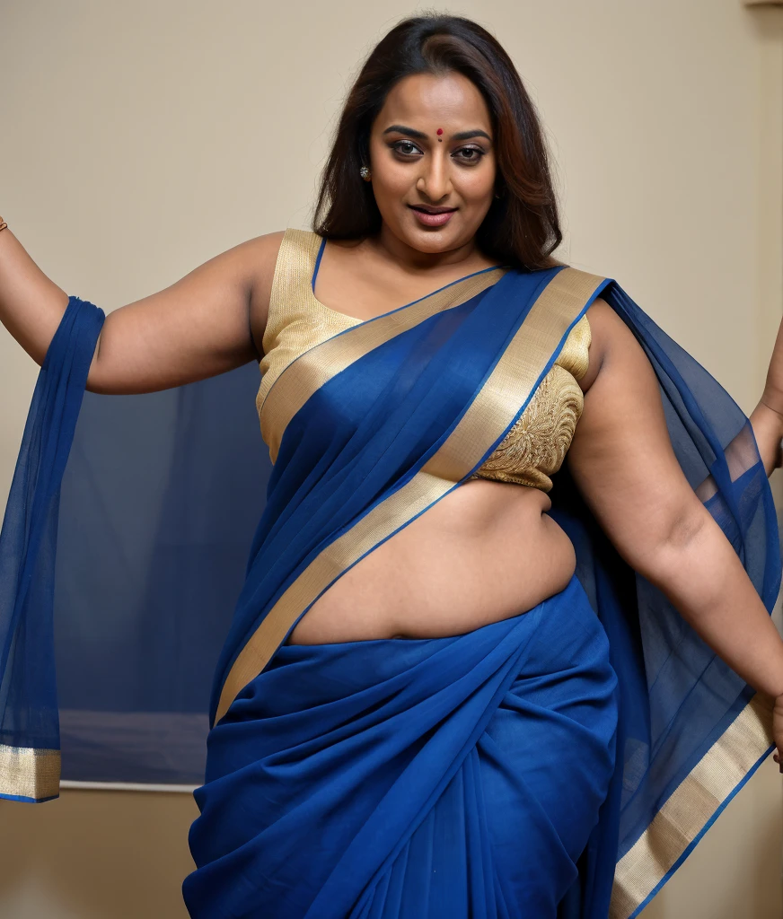 Foto RAW, photorealistic, photography, full body shot, 50 years old Woman, master shot, perfect eyes, goddess like beauty, pierced eyes, perfect thick chubby mallu Desi aunty bhabhi, Wearing a Stanapatta, a chest-band.Saree model, model Photography, Indian saree shoot, Indian traditional wear advertising photography, traditional wear brand shoot, face of Indian actress Sonakshi Sinha, masterpiece, realistic, realism, incredible details, pleasure, photorealism, detailed skin, skin pores, high contrast, photorealistic Artstation 8k HD digital art trend of high definition and detailed realistic skin texture, ultra detail, realistic skin texture, armature, best quality, ultra high definition, (photorealistic:1.4),, high resolution, detail, raw photo, sweat, Re sharp, by Lee Jefferies Nikon D850 Film Stock Photo 4 Kodak Portra 400 Camera F1.6 Lens Rich Color Ultra Real Realistic Realistic Textures Dramatic Lighting Unreal Engine Trending at Art Station Cinestill 800,(pele altamente detalhada: 1.2), 8k UHD, DSLR, soft-lighting, alta qualidade, grain of film, Fujifilm XT3,she didn't like to wear blouse or bra, she is happy to wear only saree, she hates blouse or bra, detailed hairy armpits, hyper realistic skin, skin pores, sweat, veins, short hairs on armpit, stubble armpits, hyper realistic hairy armpits,