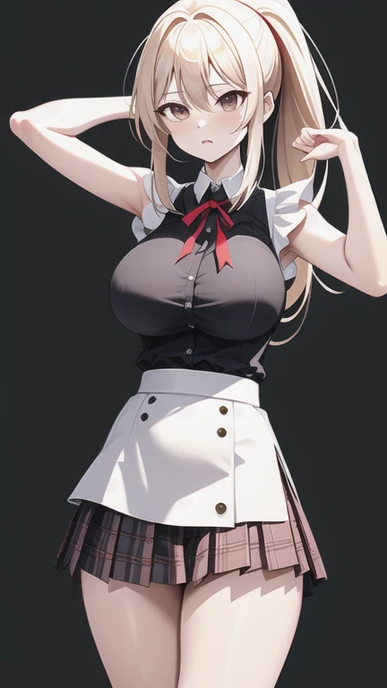 Isuzu Sento、Highest quality、Highest quality、Huge super 、Cleavage、A fawning expression、high school girl、sexual behavior、Sex、Armpit、pregnancy、Cowgirl、vagina、Thighs、Knee socks、Armpit見せ、両Armpit見せ、Glare、Close-up、train、strap、Armpitチラ、Absolute area、Female organ、 slip out、strap