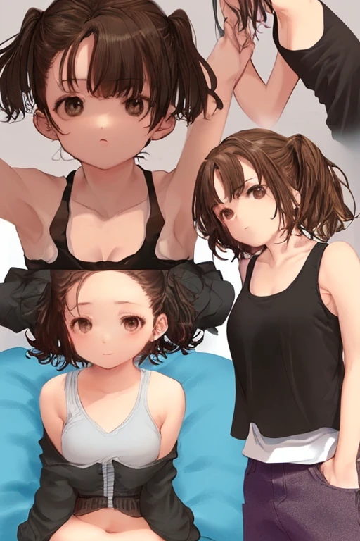 Ryona, (abdominal stimulation:1.3), ((Mature female boxer and boxer girl)), sexy lips, sports bra, ((boxing gloves ,sweat all over the body,(An enthusiastic look),steam,((Hugs boxer girl from behind)),((two womans)),in crotch,Inserted at the back,eyes rolling,Ripe body,Immature Body,NSFW,female face,standing back, (cum on clothes:1.3), Abs, (broken:1.2), (bruises:1.3), ryona