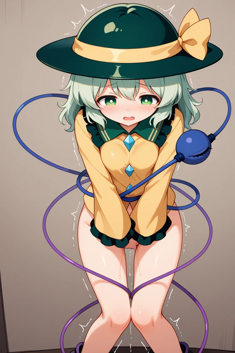 One Girl、Splatoon、Alley、Yellow-green、smile、piece、V sign、smile、Micro Bikini、Tiny Bikini、Get wet