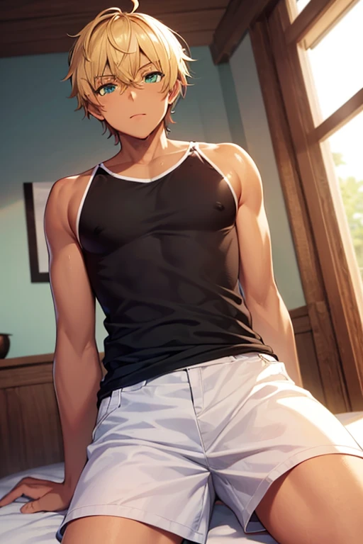 Cat boy in boxers briefs