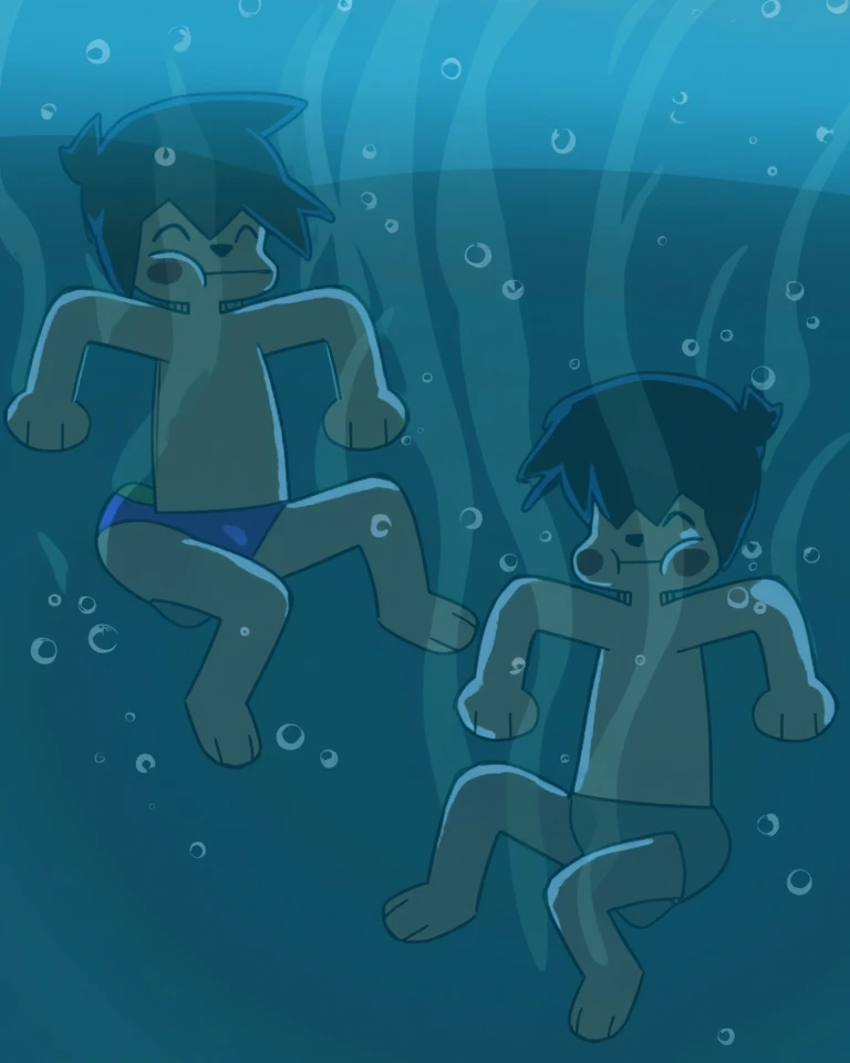 water, underwater, fully underwater, undersea, golden light, golden light reflections, water shading, view through water, distorted light in water, water in hair, water running down body, water everywhere, wet, very wet, floating hair, fish flying through scene, small fish flying everywhere, large air bubbles, side view, two shota boys, a shota boy fucking a shota boy, two boys fucking, big penis, thick penis, an anthro male shota shark pushing his penis into a human shota boy's ass, human penetrated, anthro penetrating, an anthro male shota shark standing behind a shota human boy, blonde human boy, totklink, link, shota totklink, an anthro male shota shark holding a shota human boy's hips with both hands behind another anthro male shark, black anthro male shota shark, detailed shark scales, black shark scales, (black body), black shark, black shark skin, black shark body, human shota boy, regular human boy, human without animal characteristics, underwater, blonde hair, blue hair, shark tail, thick shark tail, naked, erect glowing cyan penis, glowing cyan penis in ass, erect penis haning below stomach, erect penis hanging down into water, thick penis, gay sex, anal sex, yaoi, Libido boy, Shota, muscles, well trained body, fit body, boyish, masculine, glowing cyan penis, erect penis standing forward between legs, erect penis, visible penis, thick penis, glowing cyan penis, cum, cum in ass, cumshot, excessive amounts of cum in ass, blushing, drooling, screaming, crying, sobbing, pain, creampie, dark, night, very dark, no light, darkness, light particles, distorted bloom, heavy bloom, fuzzy bloom, bloom, ray tracing, light reflections on every surface, fully underwater, bottom of the lake, sea grass, large underwater plants, underwater vegetation, bubbles, naked, plump butt, moaning, shouting, completely losing it, mouth wide open, shouting load, moaning heavily, screaming, hard, fuck hard, rough, rough sex, fuck hard, sobbing, tears, hearts, detailed eyes, nj5furry