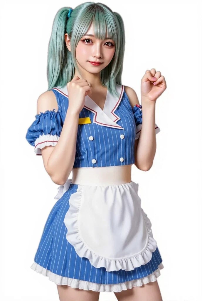 Sailor girl in sailor suit with sailor hat and sailor suit, 2 d anime style, inspired by Un'ichi Hiratsuka, Fubuki, Rei Hiroe, Anime girl with teal hair, Mikudayo, inspired by Rei Kamoi, kirokaze, retro anime girl, 2 D Anime, anime moe art style, Lori