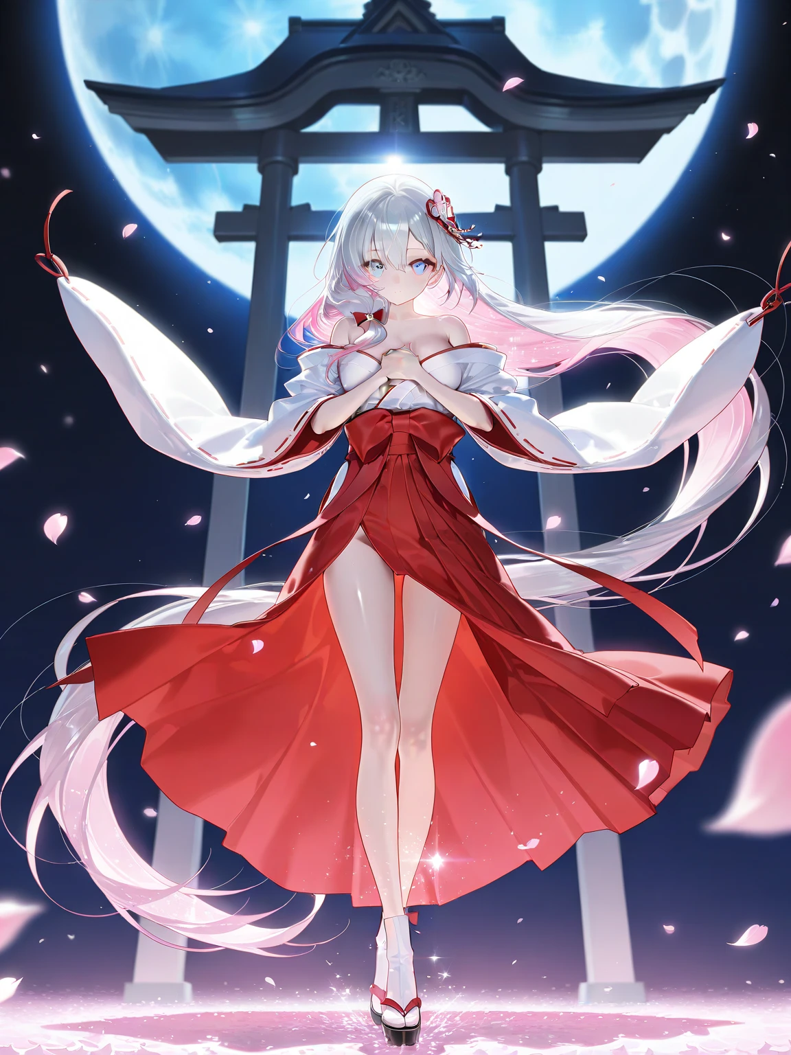 (Masterpiece, Best quality: 1.4), Detailed background, White crystal, Crystalline star clusters,Long hair,jewelry, Bride, White hair, Lori huge breasts cleavage，Shy face，did not wear panties，Cover with your hands，Bare legged，Barefoot，are standing，White skin of the，inside in room，Soft light，Red eyes，sexy for，Small and beautiful，Cleavage is seductive，（（A high resolution））、（with her mouth open）、（chest circumference）、（（top-quality））、（（super-fine））（（Ultra-fine CG））、（（8K wallpaper））、dynamic angle、floatking、（Eyes with beautiful details）、Very delicate and beautiful girl、The upper part of the body、ink and watercolor painting、（China-style）、