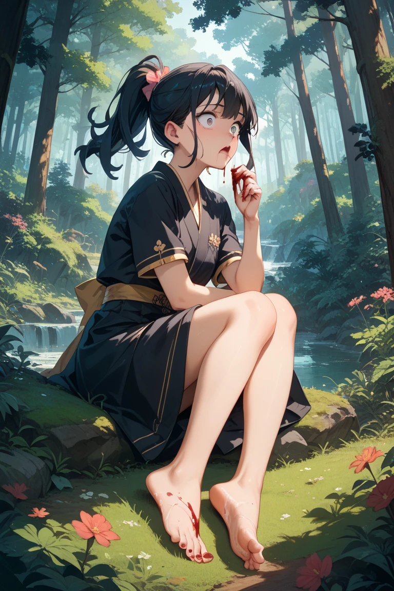 adolescentes 15ans, in the forest , smoking cannabis, wet their panties with desire , Sex