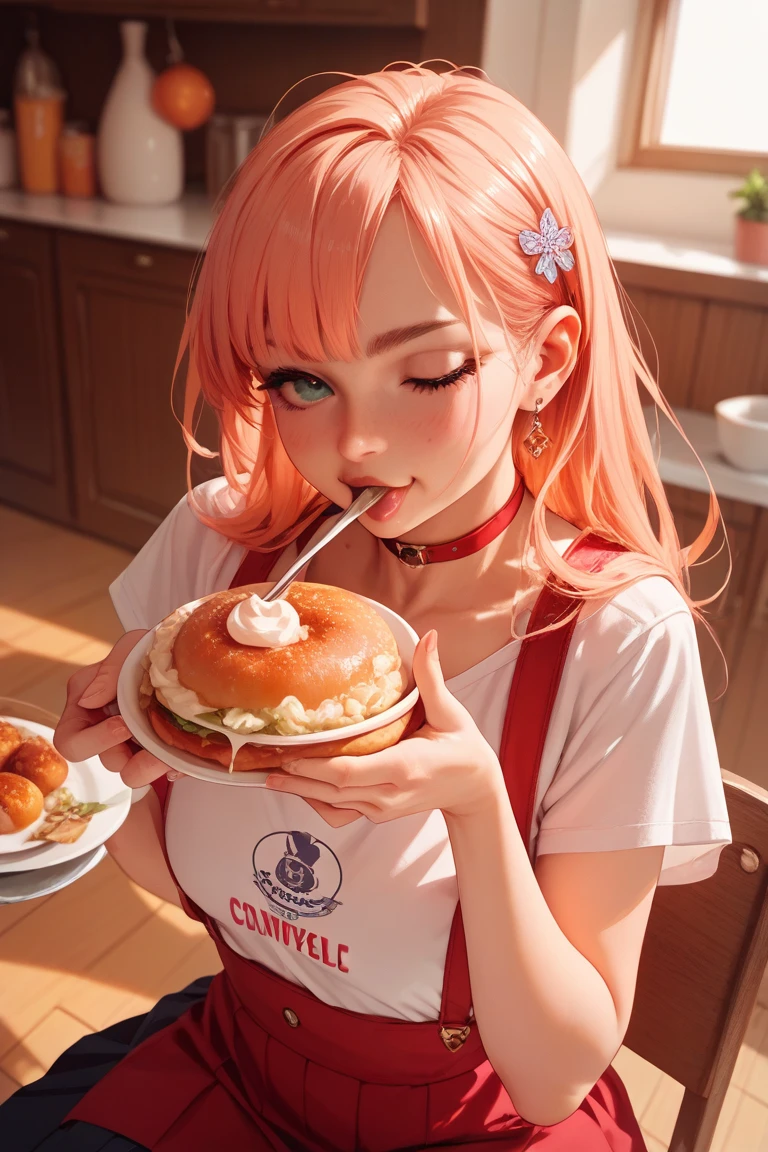 - In the Red Devil Pavilion, Fran is forced to eat a large amount of food by Sakuya, and her stomach is so sick that she sleeps in bed