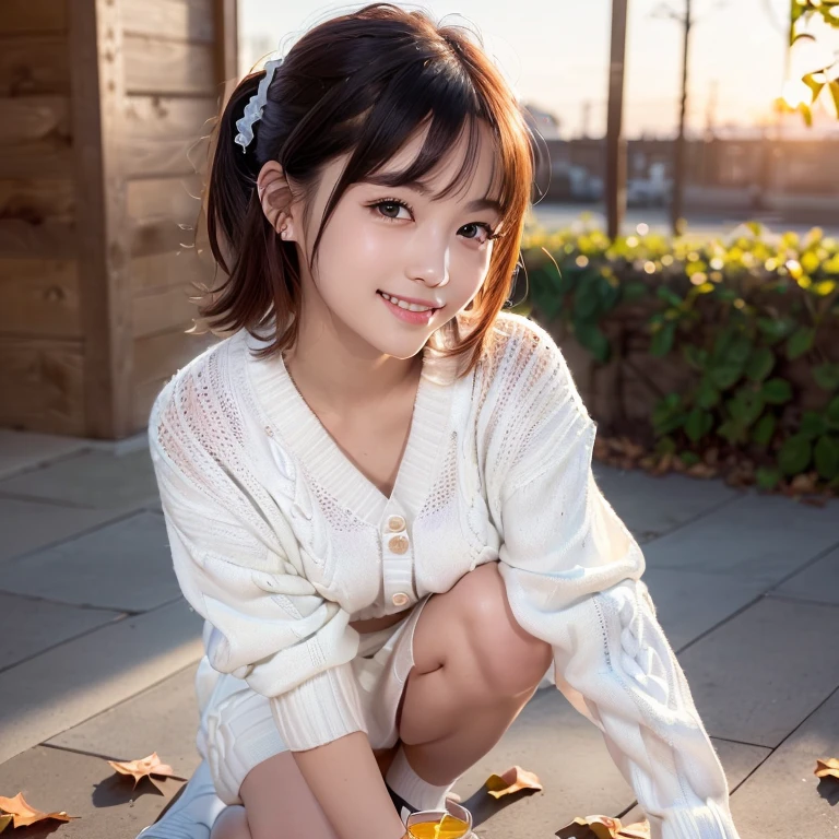 very cute and beautiful girl,White sundress with ruffles,(Very detailed美しい顔),
(smile:1.2),Happy,Black Hair,Sitting on a picnic sheet,Beach,picnic basket,sandwich,(From above),
(Highest quality,masterpiece:1.0),Absurd,High resolution,Super detailed,Very detailed,32k,8K resolution,
Intricate details,Movie Scenes,Detailed Background,alone,Dynamic Angle,
Natural light,Hair blowing in the wind,Beautifully detailed skies,