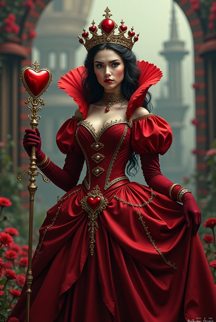 The Queen of Hearts from Alice in Wonderland