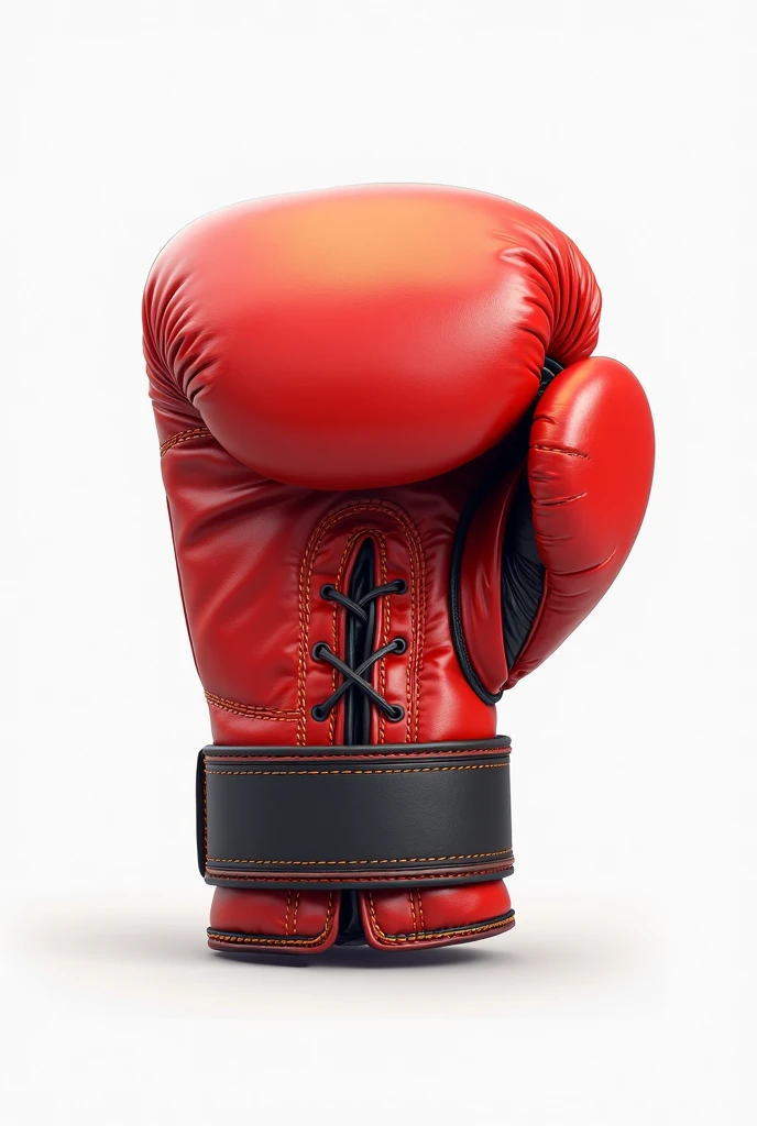 (photorealism:1.2) Red boxing glove isolated on white background.