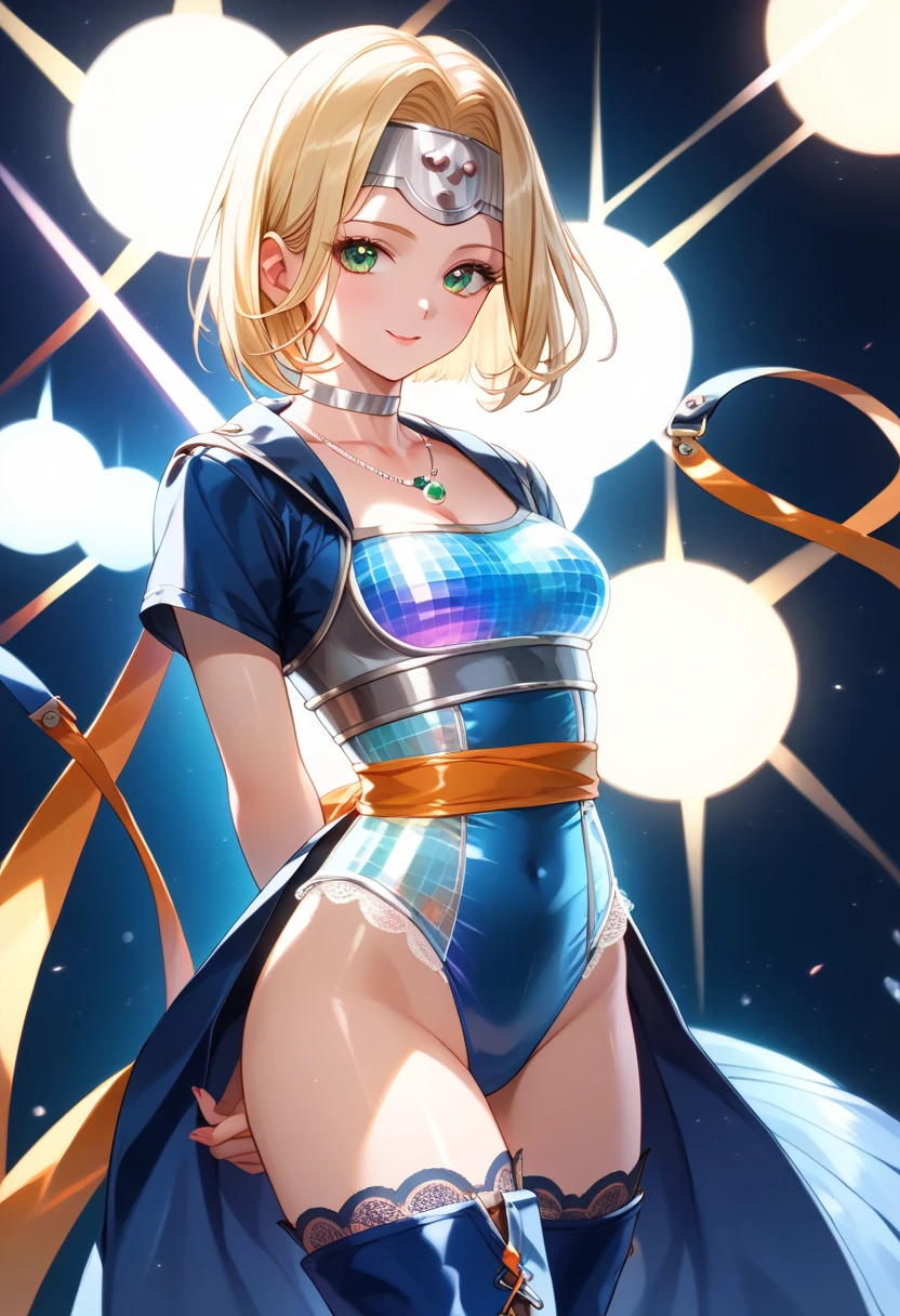 NSFW,((masterpiece,Highest quality,4K)),score_9, score_8_superior, score_7_superior,anime, anime,Rainbow Hair,Wearing a black and gold dress,animeの女の子、Blue background, krenz cushart and ArtJam, 美しく魅力的なanimeの女性, ArtJam style, Yoshika Amano Karol Baq, ArtJam detailed, style ivan talavera and ArtJam, Beautiful cartoon art, ArtJam. Attention to detail, ArtJam comic